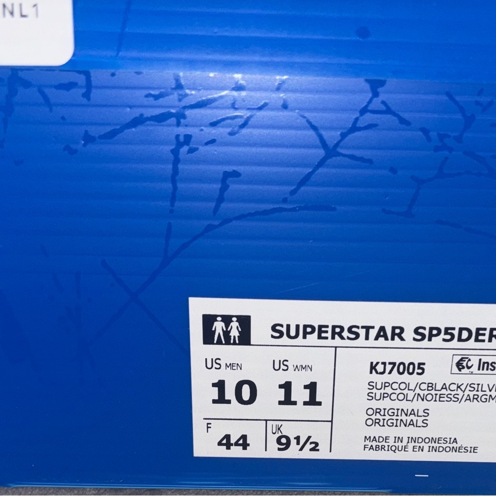 SOLD adidas Superstar “Sp5der” Sneaker Collab  Red and black - Picture 9 of 9